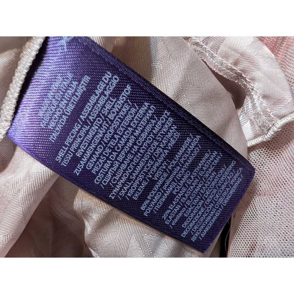 Ralph Lauren Purple Label Kymberly Floral Tulle Beaded Skirt Pink Size 4? READ - Picture 11 of 13